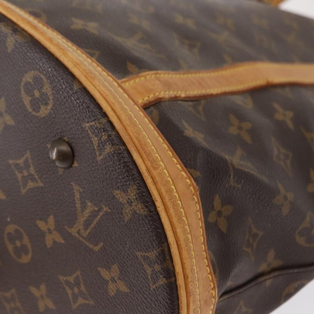 Authentic LOUIS VUITTON Monogram Bucket GM Shoulder Bag M42236 LV - Picture 7 of 16